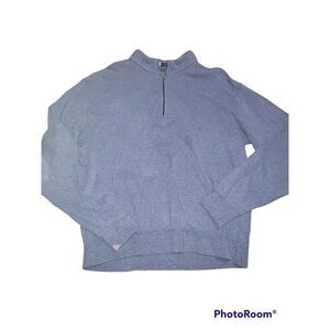 Men's TURTLESON Pullover Siro 1/4 Zip Purple Large Golf Athleisure